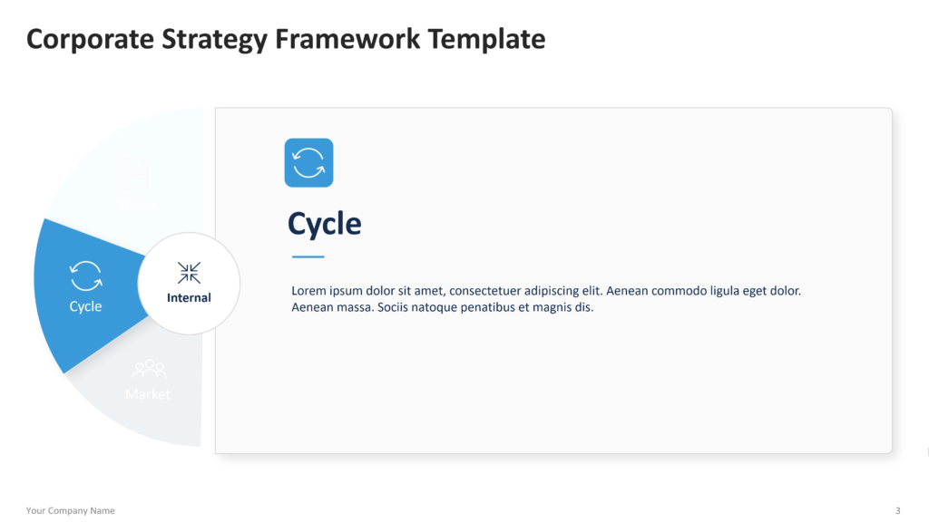 corporate strategy framework template 02
