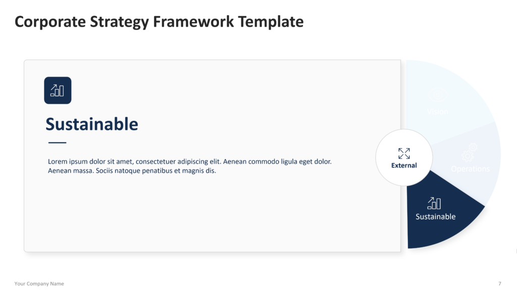 corporate strategy framework template 07