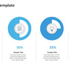 Donut chart layouts showing four circular percentage visuals with icons and supporting text. 01