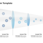 Funnel diagram showing stacked or segmented stages that narrow from top to bottom, with labels and supporting text. 07