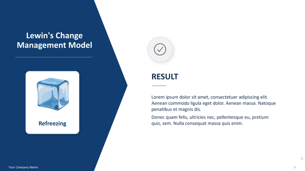 lewins change management model powerpoint template 06