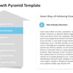 Growth pyramid detail slide with “New Industry Structure” highlighted on the left and explanatory text on the right. 07