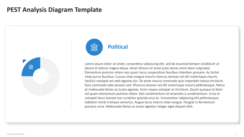 pest analysis diagram powerpoint template 02