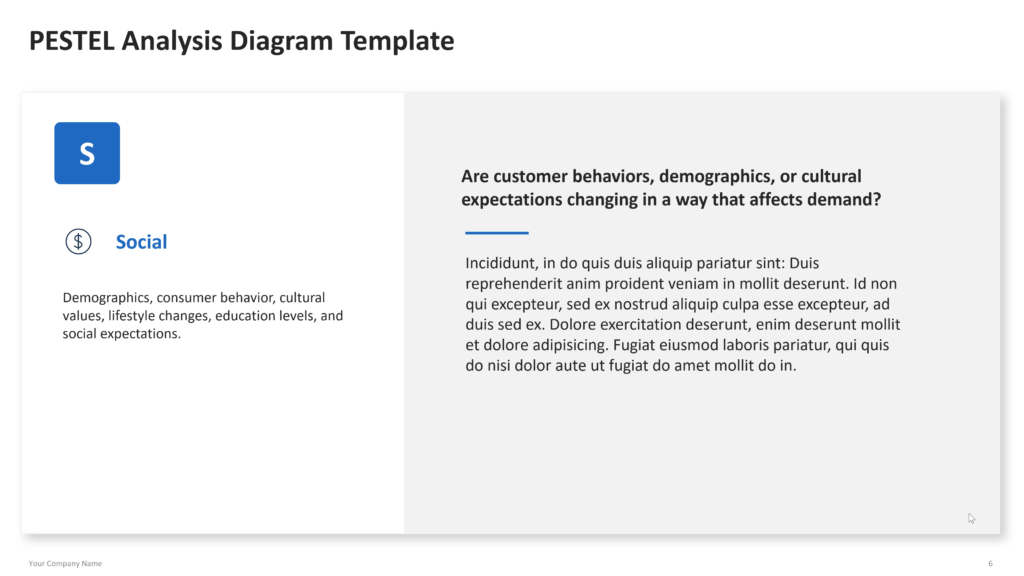 pestel analysis diagram powerpoint template 06