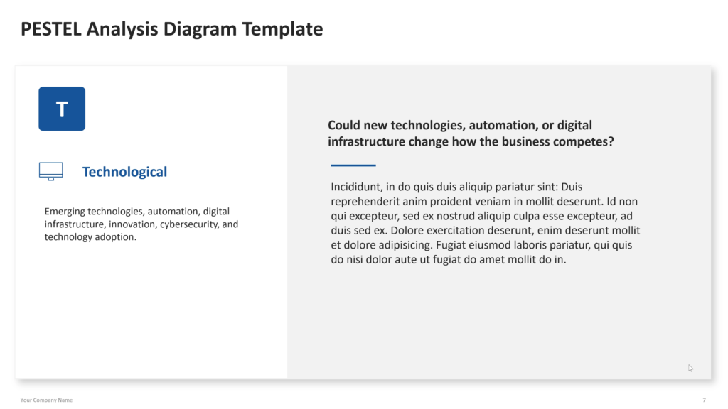 pestel analysis diagram powerpoint template 07