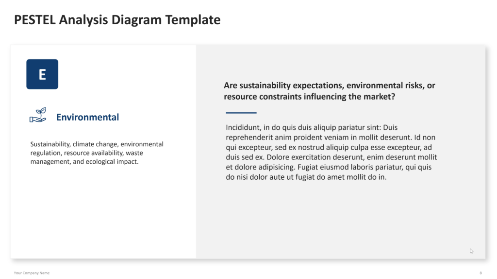 pestel analysis diagram powerpoint template 08