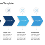 Five chevron stages arranged in sequence, each topped with an icon and paired with descriptive text below. 04