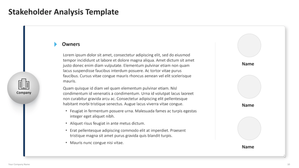 stakeholder analysis powerpoint template 10