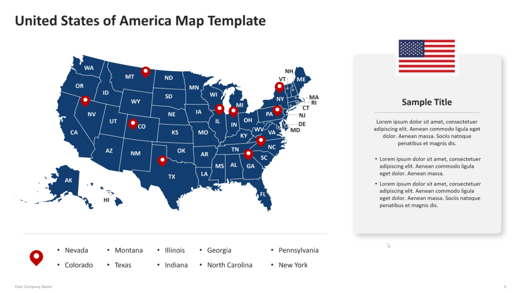 united states map powerpoint template 03